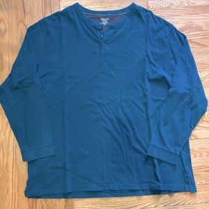 St, John’s Bay turquoise greenish blue shirt 3XLT